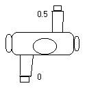 Plan View Human Walk with Relative Phase Numbers